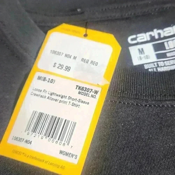 Carhartt womens all over print boxy t shirt size medium - Picture 6 of 9